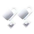 thumbnail image 3 of 2pcs White 4 Baby Proof Safety Locks Door Protector Security, 3 of 6