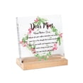 thumbnail image 2 of BiFandian Mothers Day Mom Gifts for Mom from Daughter Son, Delicate Heart Plaque, Birthday Sign Present Idea, Mother's Day Christmas Stocking Stuffers Birthday Acrylic Gifts for Mom, 2 of 6