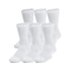 thumbnail image 1 of Calcetas Under Armour Training Cotton Crew Paquete de 6 Blancas Talla S, 1 of 1