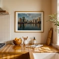 thumbnail image 3 of Pasig River 01 - Manila Philippines Photography Oak Framed Wall Art Print 24 x 36 inches, 3 of 6