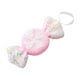 thumbnail image 2 of Set de adornos de Navidad | Decoraciones tridimensionales con colgantes de caramelo Rosa Blanco | Manualidades de plástico, forma duradera, tamaños variados | Árbol de Navidad, escaparate | Fácil, 2 of 6