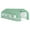 9#Green,Steel, variant on Outsunny 6' X 3' X 3' Portable Greenhouse,Garden Green House with 2 Pe/Plastic Covers,Steel Frame and 2 Roll Up Windows,Green,Green Steel Garden Outdoor Sheds