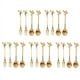 thumbnail image 1 of Juego de 20 cucharas y tenedores para café y postre (10 cucharas y 10 tenedores), cuchara pequeña para café expreso y tenedores para aperitivos y postres, 1 of 7