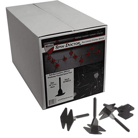 RTC Spin Doctor 2000 Piece Tile Breakaway Threaded Spacers, (Posts Only)