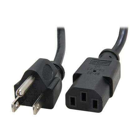UPC: 0065030844284 | StarTech.com Model PXT10120 20 ft. Standard Computer Power Cord – NEMA5-15P to C13