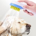 thumbnail image 2 of Ducha portátil para perros y gatos con masaje, color gris/azul, material ABS y silicona, incluye manguera de 2 metros y válvula desviadora., 2 of 6