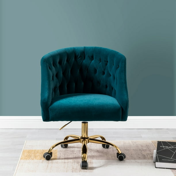 14Karat Home Swivel Chair, Teal
