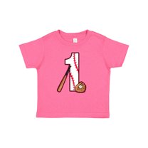 Inktastic Baseball First Birthday One Year Old Boys or Girls Baby T-Shirt