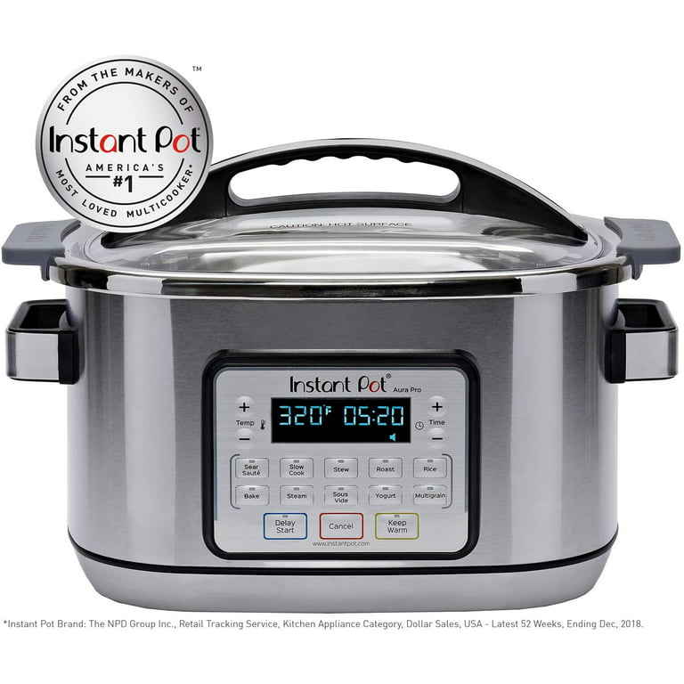 Instant Pot Aura Pro Multi-Use Programmable Slow Cooker with Sous