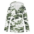 thumbnail image 1 of Penkiiy Women's Lightweight Printed Waterproof Long Softshell Tactical Jacket Fleece Lined Windbreaker L Multicolor, 1 of 3
