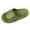 Green, variant on CAICJ98 Boys Girls Slides Toddler Slippers Pillow Sandals Summer Quick Dry Bathroom Slides Beach Water Non-Slip Kids Shower Shoes Black,12(Little Kid)