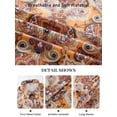 thumbnail image 2 of Floral Button Down Shirts for Women Floral Print Blouse Casual Dressy Long Sleeve Boho Tops, 2 of 8