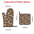 thumbnail image 2 of Naloa Cute Lion Tiger Oven Mitts and Pot Holders 4 pcs Set, Cooking Baking Grilling Kitchen Oven Glove for Cooking, 2 of 6