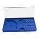 thumbnail image 3 of Caja de almacenamiento de piezas de reloj, estuche para agujas de reloj con tapa transparente, organización para Azul, 3 of 7