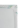 thumbnail image 2 of Mint Fitted Sheet, Floral Spring Wreath in Watercolor Paintbrush Hazy Effects Image, Soft Decorative Fabric Bedding, Queen Size, Seafoam Violet, by Ambesonne, 2 of 2