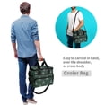 thumbnail image 4 of FORMRS Insulated Cooler Bag 24 Cans Capacity Soft Leakproof Lunch Box with Side Pockets, New Year Tree Pattern, 4 of 7