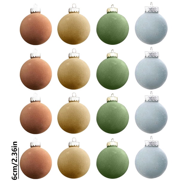 Decoraciones de Árbol de Navidad Bola de Navidad Decoración de Peluche de Árbol de Navidad Bola de Plástico Decoración de Navidad Decoración Colgante de Árbol de Navidad Ornamentos de Árbol de Navidad