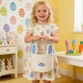 thumbnail image 4 of Woven Easter Basket, Cute Bunny Easter Basket for Kids, Gifting Basket with Handles for Teen Toddler adults, Empty Storage Basket for Filling Stuffers Gifts Candy Sanck Eggs Chocolate Toys, 4 of 4