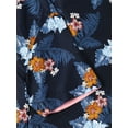 thumbnail image 4 of Ma Croix Mens Lightweight Hawaiian Tropical Print Button Down Shirt, 4 of 7