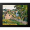 thumbnail image 2 of Gauguin, Paul 14x12 Black Modern Framed Museum Art Print Titled - The Field of Derout-Lollichon, 2 of 5