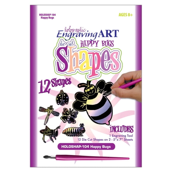 Royal & Langnickel Engraving Art™ Happy Bugs Shapes