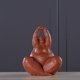 thumbnail image 3 of Estatua creativa de la señora gorda, estilo nórdico, figuras de personajes abstractos, escultura, artesanía de resina, estantería de oficina, de - Yoga Sunnimix Escultura de estatuilla de mujeres, 3 of 8