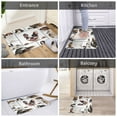 thumbnail image 5 of JUNZAN Pedigree dogs collage Custom Funny Welcome Doormat Personalized Door Mats Decorative Entrance Floor Mat, 5 of 7