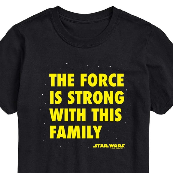 Star Wars - Force Strong Family - Men's Short Sleeve Graphic T-Shirt