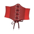 thumbnail image 3 of Cinturón elástico para mujer Rojo, 3 of 9