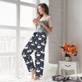 thumbnail image 4 of KLL Womens Swan And Flowers1 Print Pajama Pants Soft Pajama Bottoms for Women Cozy Lounge Pants, 4 of 5