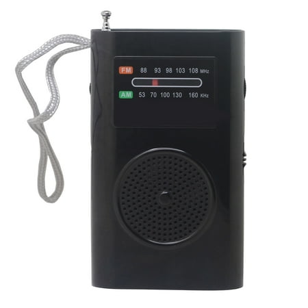 AM FM Radio, Battery Operated Radio, Portable Pocket Radio with Best Reception for Indoor/Outdoor Use, Transistor Radio with Headphone Jack, by MIKA (Best Tube Cd Player)