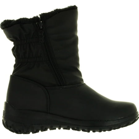 totes womens sophia waterproof winter boots flat heel