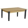 thumbnail image 2 of Wood Designs 834A1217 30" x 48" Rectangle Hardwood Table with Adjustable Legs 12"-17", 18" Height, 48" Width, 30" Length, 2 of 3