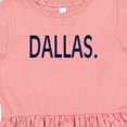 thumbnail image 4 of Inktastic Dallas in Blue Text Girls Toddler Dress, 4 of 5