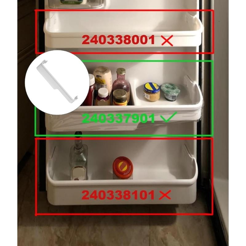 CEORPER High Quality Freezer Drawer Replacement Compatible Various Models ABS