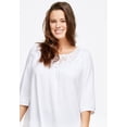 thumbnail image 4 of Ellos Women's Crochet Trim Tunic Tunic, 4 of 6