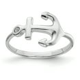 thumbnail image 1 of 925 Sterling Silver Anchor Ring, 1 of 7