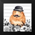 thumbnail image 2 of Atelier B Art Studio 20x20 Black Modern Framed Museum Art Print Titled - GUINEA PIG DETECTIVE, 2 of 5