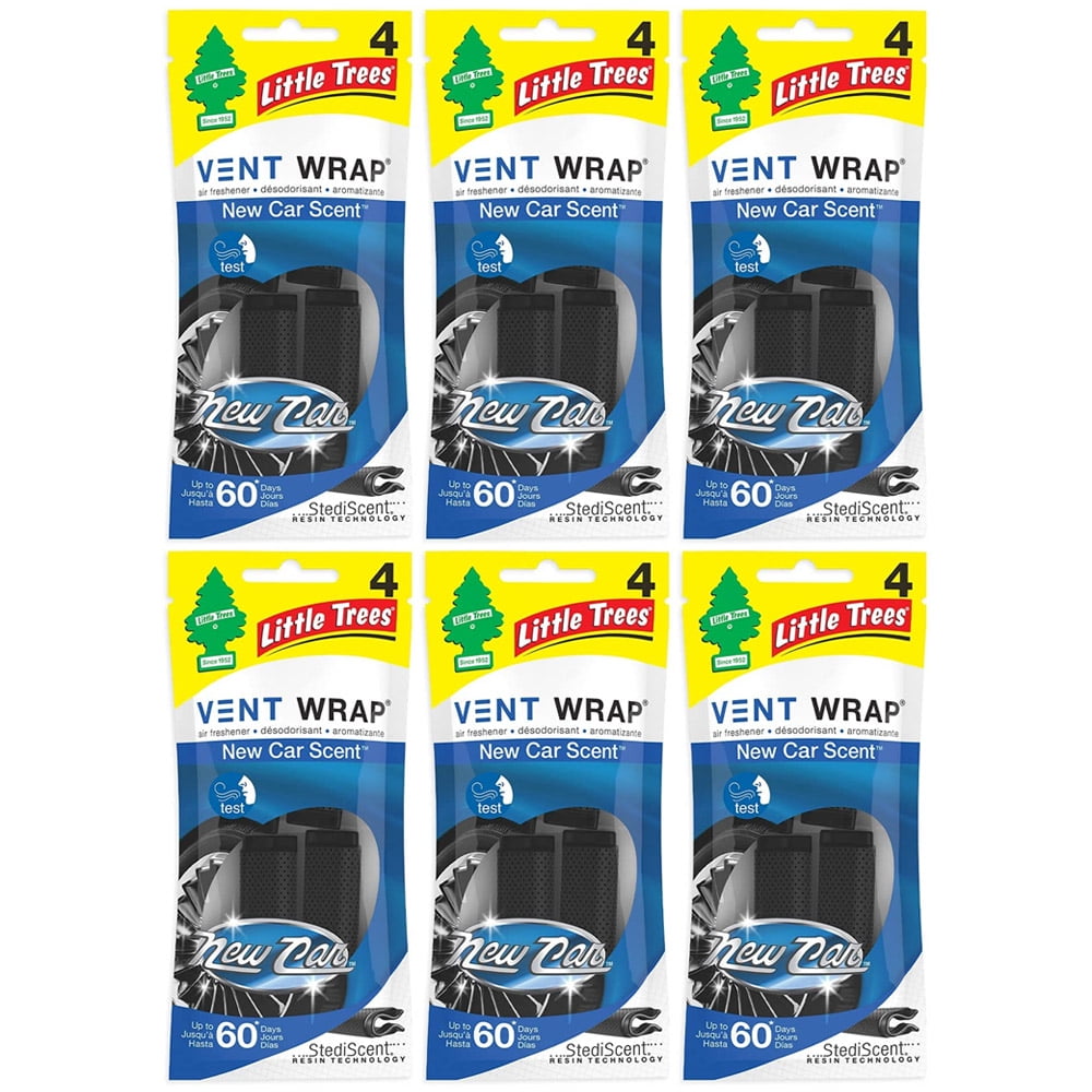 Little Trees Vent Wrap Air Freshener Car Freshner (New Car Scent) 6