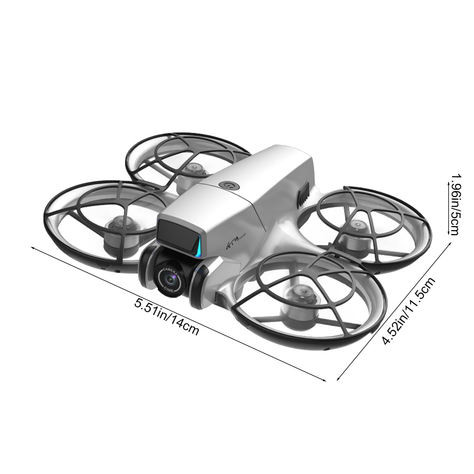 1080P Camera Brushless Motor Drone Toy,4.3 Inch Screen Display RC Quadcopter,High Stability Wind Resistant Flying Drone,HD Video Transmission Smart Aircraft Toy