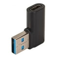 thumbnail image 4 of Adaptador USB 30 a tipo C Adaptador USB de ángulo izquierdo de 90 grados 3A 10 GBPS Adaptador hembra de ángulo izquierdo para teléfonos móviles Tabletas Disco duro, 4 of 8