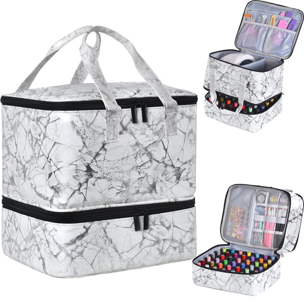Funda organizadora de esmaltes de uñas FCQQYWZ con capacidad para más de 42 botellas