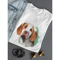 thumbnail image 3 of Ariege Pointer Watercolor Dog T-Shirt Women -Image by Shutterstock, Female x-Large, 3 of 4