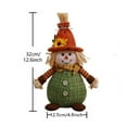thumbnail image 3 of Todaioua Fall Thanksgiving Scarecrow Decor Happy Fall Miniature Tree Topper Thanksgiving Day Harvest Party Halloween Scarecrows with Hat Dolls Decors for Autumn, 3 of 7