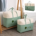 thumbnail image 1 of Sentmoon Small Storage Basket For Organizing, Fabric Basket For Shelves, Closets, Laundry, Nursery, Decorative Basket For Gifts Empty (White&Gray) Up to 50% Off, 1 of 9