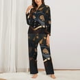 thumbnail image 2 of Sigee Casino Cards Poker for Women’s Pajama Sets Long-Sleeved Pjs Sets for Women 2 piece Sleepwear-Medium, 2 of 7