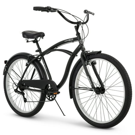 Huffy Lockland 26-inch 7-speed Cruiser Bike for Men  Black