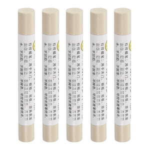 Furniture Repair Crayons Wax Filler Stick, Touch Up Pen Markers, Pearl White 5 Pack