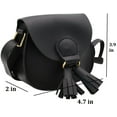 thumbnail image 5 of Kids Girls Toddler Mini Shoulder Purse Crossbody Bag con borla Negro Sailing Electrónica, 5 of 5