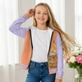 thumbnail image 4 of POLERO Toddler Boys Hoodies Cute Capybara Orange Purple Print Sweatshirt Boys Jacket Zipper Hoodie Top Kids Coat Winter Long Sleeve Hooded Shirts 8-10 Years, 4 of 7